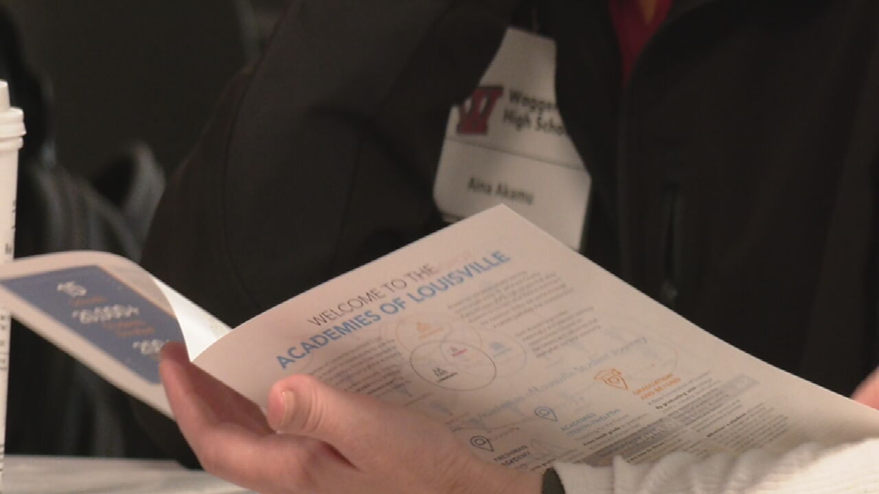 Tour of JCPS Academies of Louisville programs 2-25-25